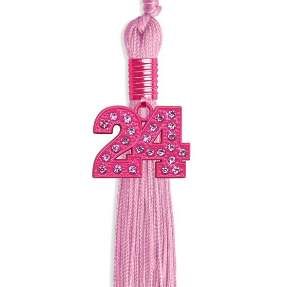 Pink Graduation Tassel With Pink Bling Charm 2024 - Endea Graduation