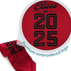 Red Class of 2025 Graduation Stole/Sash With Classic Tips - Endea Graduation