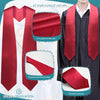 Red Graduation Stole - Endea Graduation