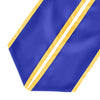 Royal Blue/Gold Plain Graduation Stole With Trim Color & Angled End - Endea Graduation