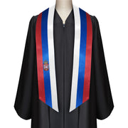 Serbia International Graduation Stole/Sash Study Abroad Graduate - Endea Graduation