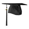 Shiny Black Graduation Cap & Tassel - Endea Graduation