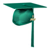Shiny Emerald Green Graduation Cap & Tassel - Endea Graduation