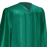 Shiny Emerald Green Graduation Gown & Cap - Endea Graduation