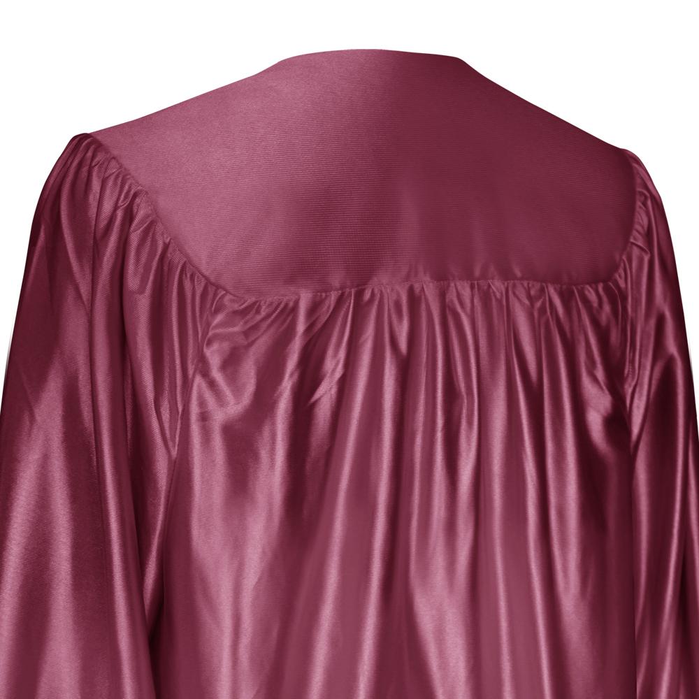 Shiny Garnet Graduation Gown - Endea Graduation