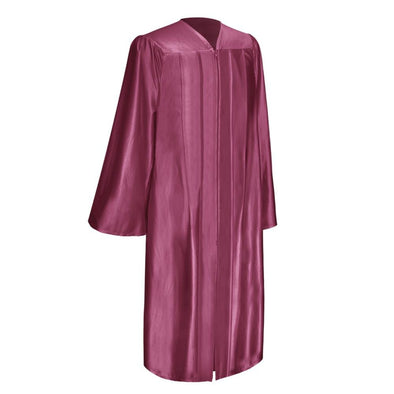 Shiny Garnet Graduation Gown - Endea Graduation