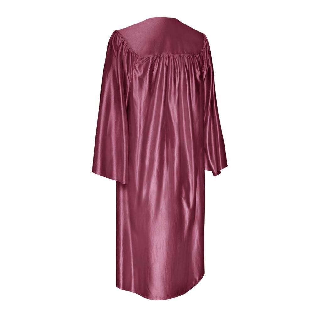 Shiny Garnet Graduation Gown - Endea Graduation