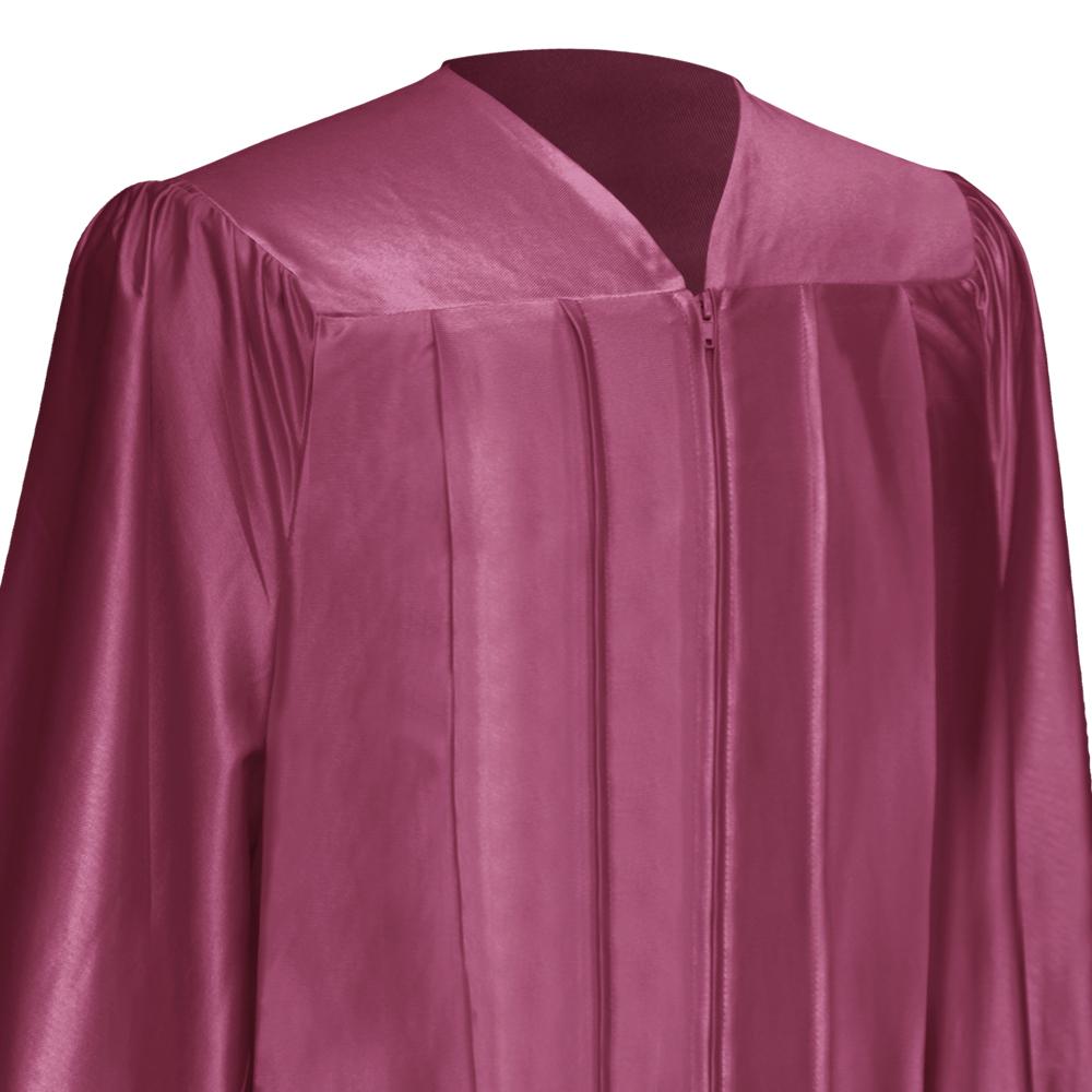 Shiny Garnet Graduation Gown & Cap - Endea Graduation