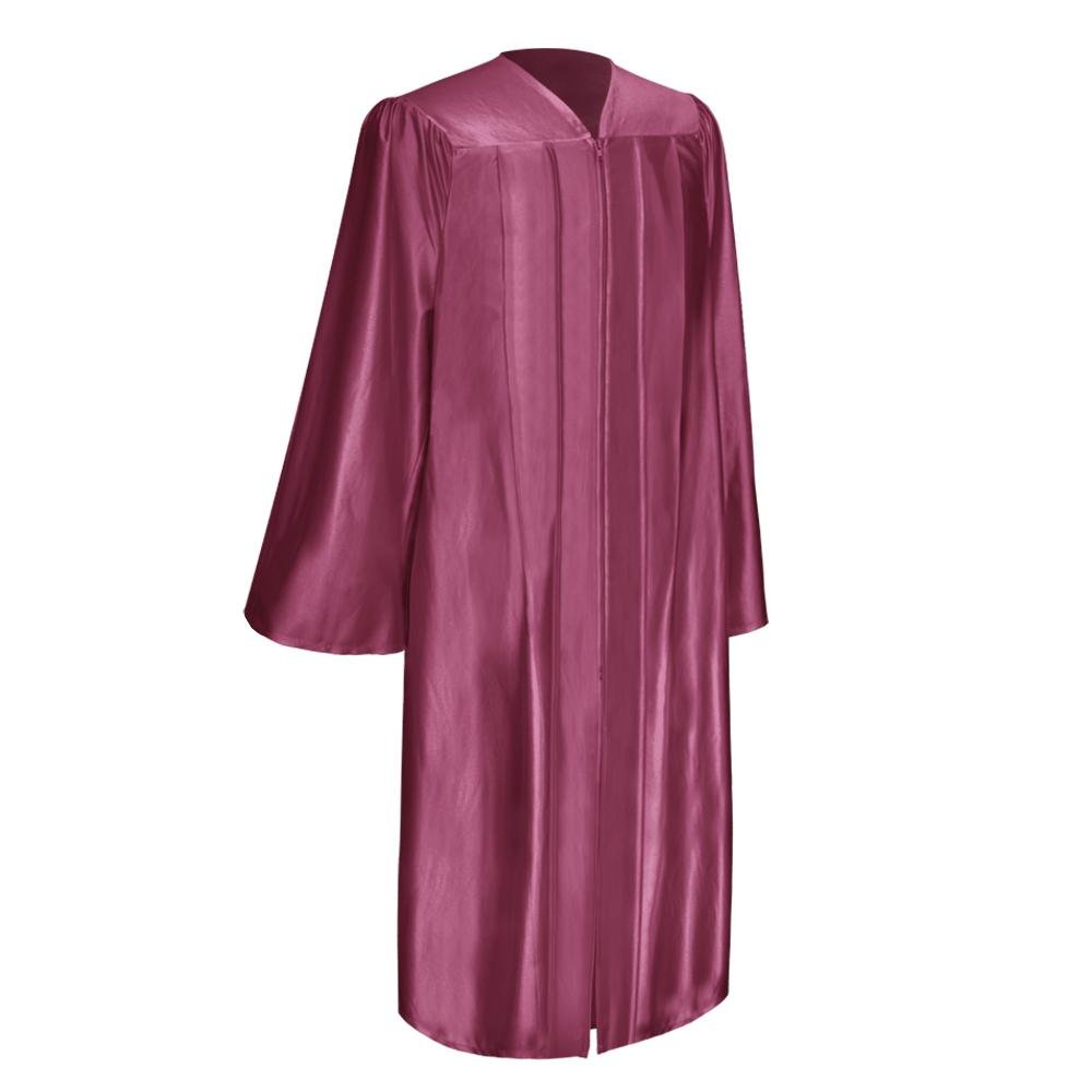 Shiny Pink Graduation Gown & Cap – Endea Graduation