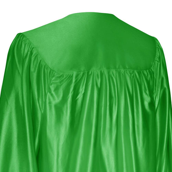 Shiny Green Graduation Gown - Endea Graduation