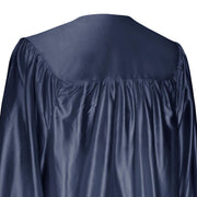 Shiny Navy Blue Graduation Gown - Endea Graduation