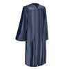 Shiny Navy Blue Graduation Gown - Endea Graduation