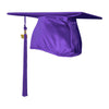 Shiny Purple Graduation Cap & Tassel - Endea Graduation