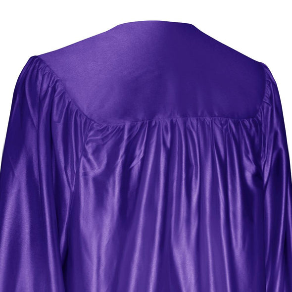 Shiny Purple Graduation Gown - Endea Graduation