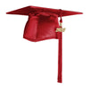 Shiny Red Graduation Cap & Tassel - Endea Graduation
