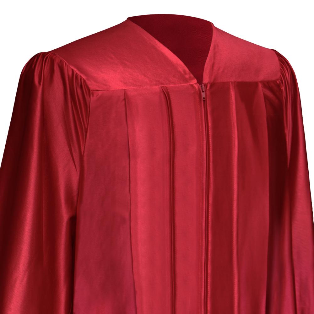 Shiny Red Graduation Gown – Endea Graduation