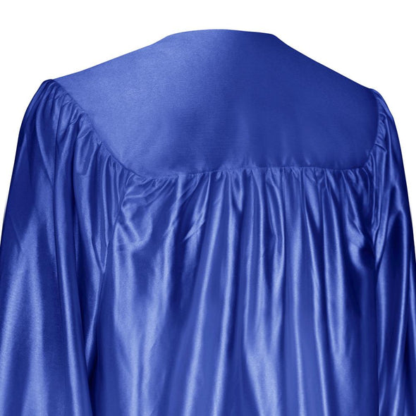 Shiny Royal Blue Graduation Gown - Endea Graduation