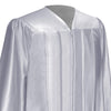 Shiny Silver Graduation Gown - Endea Graduation