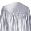 Shiny Silver Graduation Gown - Endea Graduation