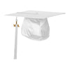 Shiny White Graduation Cap & Tassel - Endea Graduation