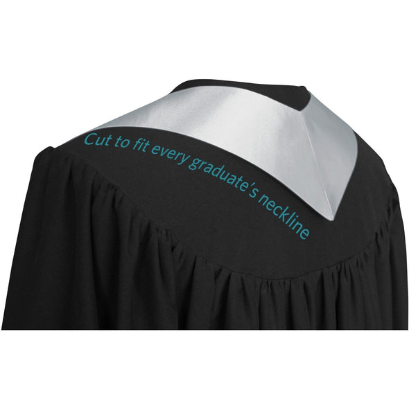 Silver Class of 2025 Graduation Stole/Sash With Classic Tips - Endea Graduation
