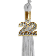 Silver Graduation Tassel With Gold Date Drop - Endea Graduation