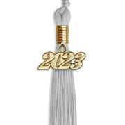 Silver Graduation Tassel With Gold Date Drop - Endea Graduation