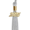 Silver Graduation Tassel With Gold Date Drop - Endea Graduation