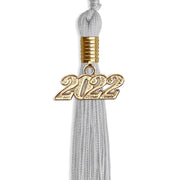 Silver Graduation Tassel With Gold Date Drop - Endea Graduation