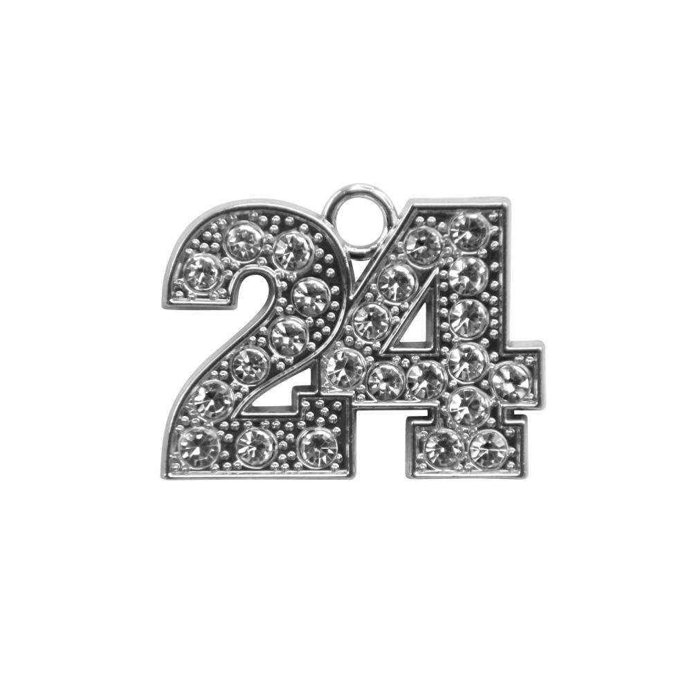 Silver Tassel Date Bling Charm Year 2024 - Endea Graduation