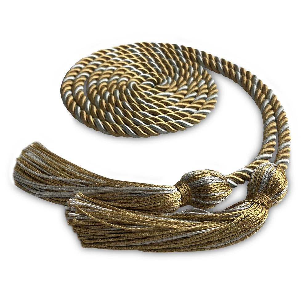 Single Graduation Honor Cord Antique Gold/Silver - Endea Graduation