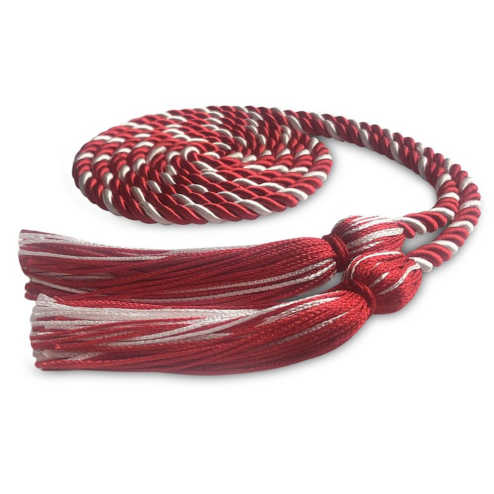 Single Graduation Honor Cord Red/White - Endea Graduation